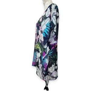 Kona Sol Colorful Swim Cover-Up Size Small